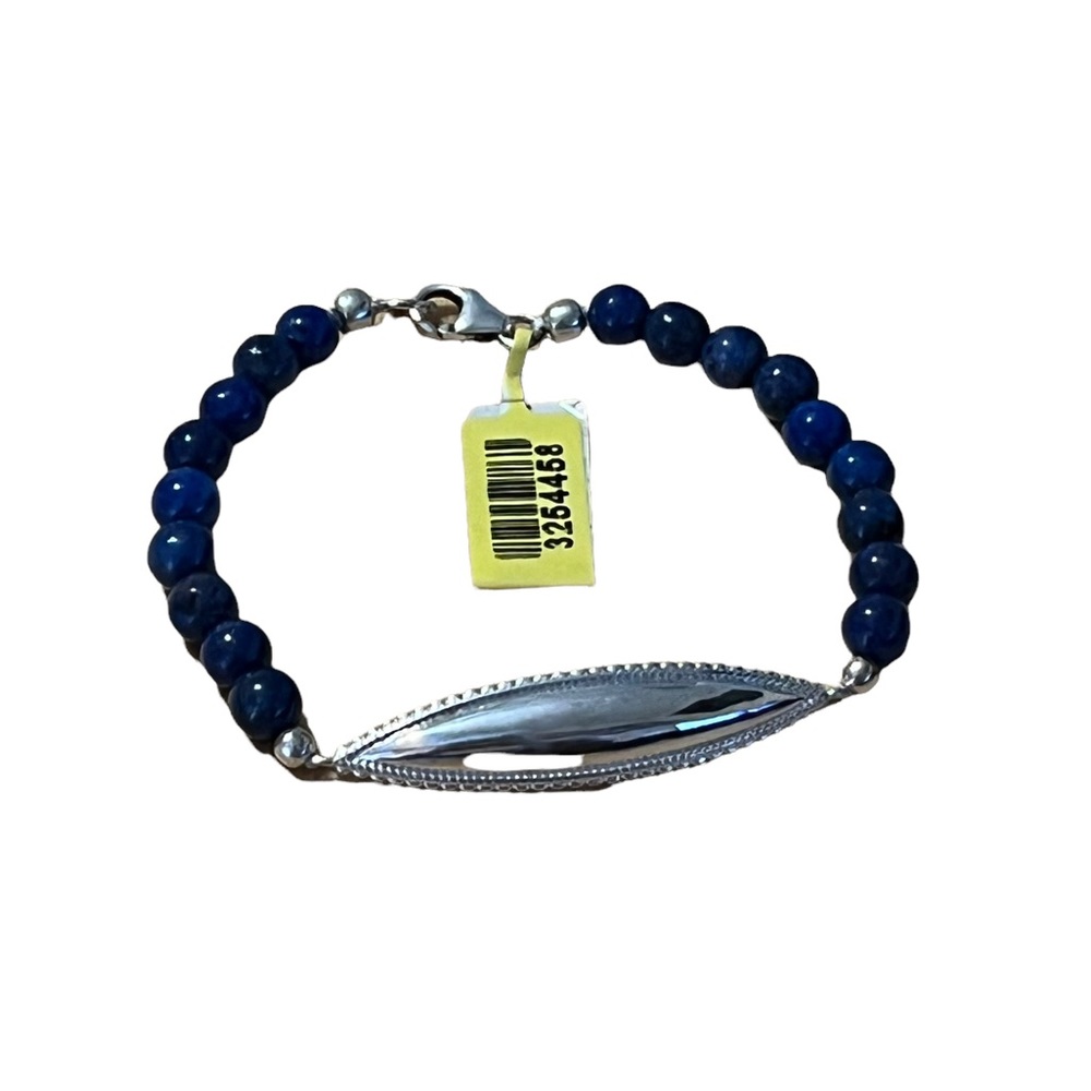 Sterling Silver Beaded Bracelet - Picture 3 of 4